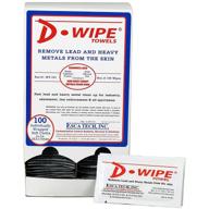 🧻 d-wipe towels by d-lead, 100 individually wrapped towels with convenient dispenser logo