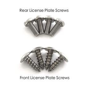 img 3 attached to 🔩 Enhanced Stainless Steel License Plate Screws by Prime Ave - Ideal for Mazda Vehicles