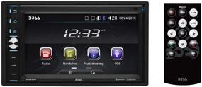 img 4 attached to 🚗 BOSS Audio BV9370B Car Stereo - Double Din, Bluetooth Audio/Hands-Free Calling, 6.5 Inch Touchscreen LCD Monitor, MP3 Player, USB Port, SD Card Slot, AUX Input, AM/FM Radio Receiver, No CD/DVD