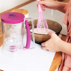 img 2 attached to 🥞 Pancake Cupcake Waffle Batter Dispenser Tool - Batter Dispenser for Muffins & Waffles – Easy Squeeze Handle – Chuzy Chef