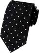 white polka cravat woven jacquard men's accessories for ties, cummerbunds & pocket squares logo
