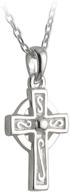 sterling silver girls adjustable chain celtic cross necklace by little failte - handcrafted in ireland logo