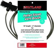 10-feet pellet stove/dryer vent brush with 4-inch rutland handle logo