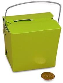 img 1 attached to Китайские коробки из цветной зеленой бумаги
