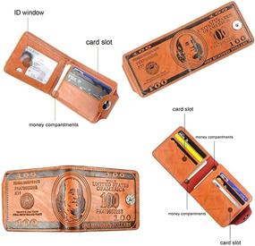 img 3 attached to SUI Men Dollar Wallet Billfold Leather Men's Accessories for Wallets, Card Cases & Money Organizers