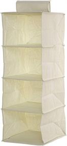 img 2 attached to MINISO 4 Shelf Foldable Wardrobe Organizer