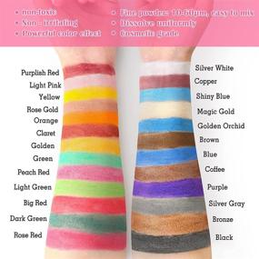 img 2 attached to 🎨 25 Color Mica Powder Set - Epoxy Resin Dye - Bath Bomb & Soap Making Colorant - Lip Gloss & Makeup Pigments - Resin Jewelry, Crafts & More (0.18 oz Each Color)