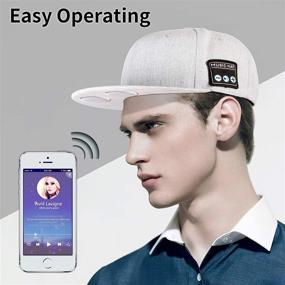 img 1 attached to 🎧 Adjustable Bluetooth Hat with Wireless Speaker – Smart Cap for Outdoor Sports Baseball – The Perfect Gift for Men, Women, Boys, Girls