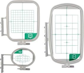 img 4 attached to 🧵 Enhance Your Embroidery Experience with the Ultima 3 Piece Embroidery Hoop Set for Brother, Brother Simplicity & Innovis Sewing Machines