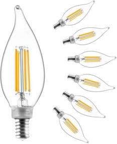 img 4 attached to 💡 Brilliantly Versatile: Candelabra Equivalent Filament Dimmable Decorative Lighting Solution