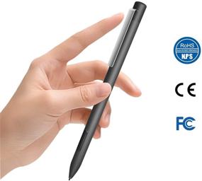 img 3 attached to 🖊️ Black Magnetic Stylus Pen for Microsoft Surface with 1024 Pressure Sensitivity - Compatible with Surface Pro X/7/6/5/4/3, Surface Book 3/2/1, Surface Go, Surface Laptop