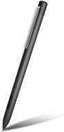 🖊️ black magnetic stylus pen for microsoft surface with 1024 pressure sensitivity - compatible with surface pro x/7/6/5/4/3, surface book 3/2/1, surface go, surface laptop logo