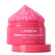 🎀 lanbena hair color wax: temporary flamingo pink dye for men and women - perfect for party, festival, cosplay & halloween hairstyles logo