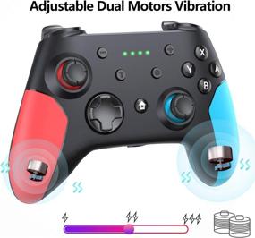 img 2 attached to 🎮 YHT Wireless Switch Pro Controller - Gamepad Joystick for Nintendo Switch Console with Gyro Axis, Turbo, and Double Vibration