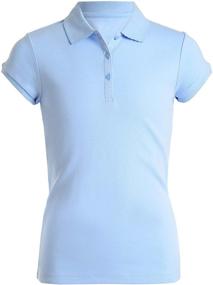 img 3 attached to Nautica Girls Short Sleeve White Girls' Clothing for Tops, Tees & Blouses