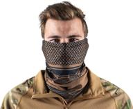 🌞 terra kuda face clothing neck gaiter mask – ultimate protection against sun, wind, dust – non slip, light & breathable bandana balaclava logo