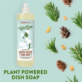 img 2 attached to 🌿 Rebel Green Super Deluxe Dish Soap: Eco-Friendly Natural Dishwashing Liquid - Frankincense & Pine Scent - 16 oz Bottles, 4 Pack