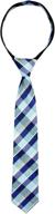 stylish and convenient: spring notion boys' pre-tied woven zipper tie logo