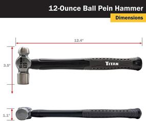 img 2 attached to Strong and Precise: Titan TIT63312 💪 Hammer Ball Pein for Superior Impact and Accuracy