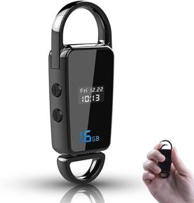 img 4 attached to Binrrio Mini Voice Recorder - 16G HD-Audio Keychain Recording Device with 1200 Hrs Capacity & 28 Hrs Battery Life - Perfect for Lectures, Interviews - Portable & Convenient