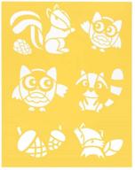 darice 30018427 шаблон с животными разных цветов. логотип
