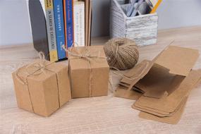 img 2 attached to Контейнеры для упаковки подарочных коробок из крафт-бумаги