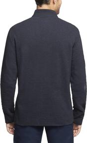 img 1 attached to 👕 Men's Van Heusen Flex Long Sleeve 1/4 Zip Ottoman Solid Shirt