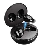 🎧 xinbaohong wireless earbuds 5.0 - tws earphones with charging case, built-in mic & ipx5 waterproof technology - mini touch control bluetooth headset for easy pairing. logo