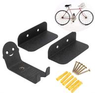 🚲 bbq bike pedal hanger bicycle rack garage wall mount bike hanger horizontal system indoor bicycle storage logo