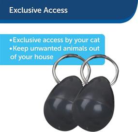 img 3 attached to PetSafe Staywell Magnetic Collar Key 2 Pack: Selective Entry, Convenient Microchip Alternative for Pets