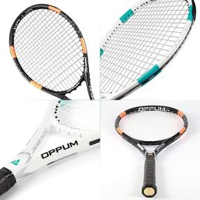 img 1 attached to 🎾 OPPUM 27 inch Pro Tennis Racket: Lightweight Control Racket for Adults, Students & More with Carry Bag Included!