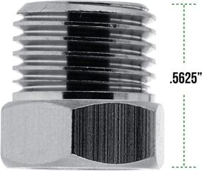 img 2 attached to Переходник бренда Master Airbrush: 1/4" BSP мужской на 1/8" BSP женский - идеальное соединение для шлангов и компрессоров аэрографа.