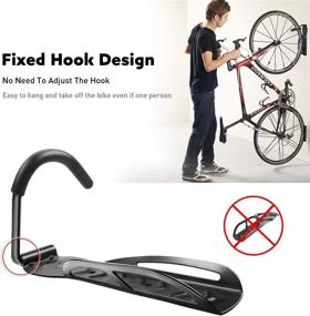 img 2 attached to 🚲 Efficient WINWEND Bike Wall Mount Rack: Premium Indoor Garage Solutions (2-Pack)