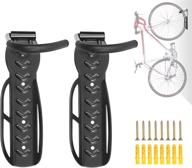 🚲 efficient winwend bike wall mount rack: premium indoor garage solutions (2-pack) логотип