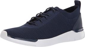 img 4 attached to Shop the Stylish FitFlop Mens FLEXKNIT Sneaker in Black: Ultimate Comfort and Versatility