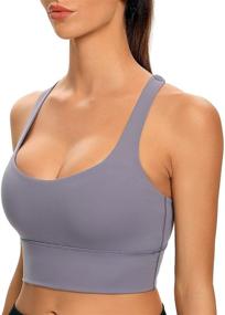 img 1 attached to Lemedy Strappy Workout Sports Longline Women's Clothing and Lingerie, Sleep & Lounge