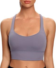 img 3 attached to Lemedy Strappy Workout Sports Longline Women's Clothing and Lingerie, Sleep & Lounge