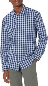 img 4 attached to 👕 Regular Fit Long Sleeve Buffalo Plaid Shirt by Amazon Essentials