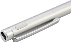 img 2 attached to Точный стилус-ручка для iPad, iPhone, Android-планшетов и смартфонов: активный стилус NewSilkRoad с медным коническим наконечником, 1,8 мм, корпус из алюминия (серебряный)