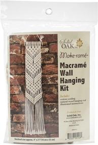 img 4 attached to Solid Oak MWH015 Macrame Kit Chevrons Crafting