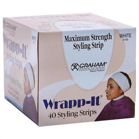 img 1 attached to Graham Professional Beauty Wrapp-It White Styling 🎉 Strips: 40 Highly Effective Strips for Perfect Styling Results