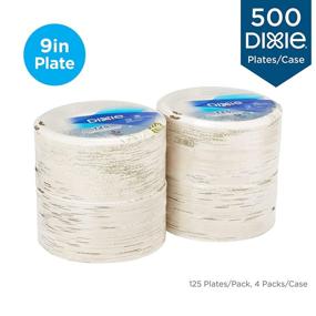 img 2 attached to Dixie 8.5” Medium-Weight Paper Plates by GP PRO - 500 Count, Pathways Design, UX9WS