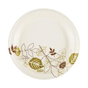 img 4 attached to Dixie 8.5” Medium-Weight Paper Plates by GP PRO - 500 Count, Pathways Design, UX9WS