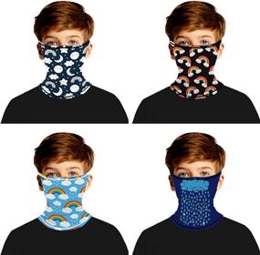 img 4 attached to Scarf Bandana Loops Balaclava Gaiters Outdoor Recreation