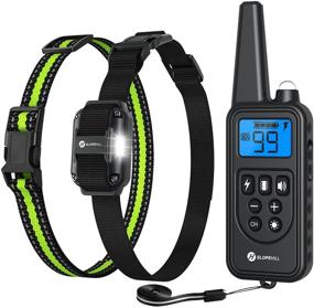 img 4 attached to 🐶 Waterproof Electronic Dog Training Collar Set with Beep, Vibration, Shock, Light, Keypad Lock Mode - Ideal for Small, Medium, and Large Dogs