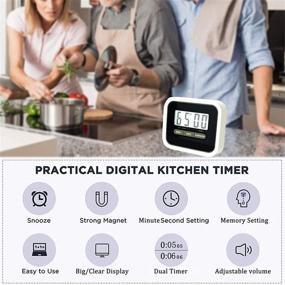 img 2 attached to Digital Kitchen Cooking Countdown Fitness