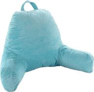 📚 sky blue kids reading pillow with armrests for comfortable bed sitting - cheer collection logo