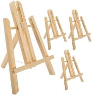 🎨 jekkis 12" wooden easel: tabletop display easels for painting canvas - 4 pack art craft easel stand for artists, adults, students & classroom logo