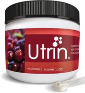 nusentia utrin - dual-action cranberry & d-mannose for natural urinary support in cats & dogs: bladder health, incontinence, recurring uti - 60 servings logo