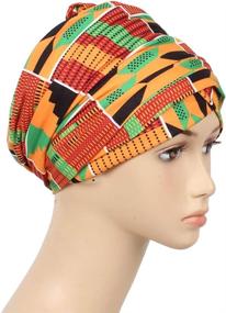 img 2 attached to Шарф-тюрбан African Bohemian Headwrap